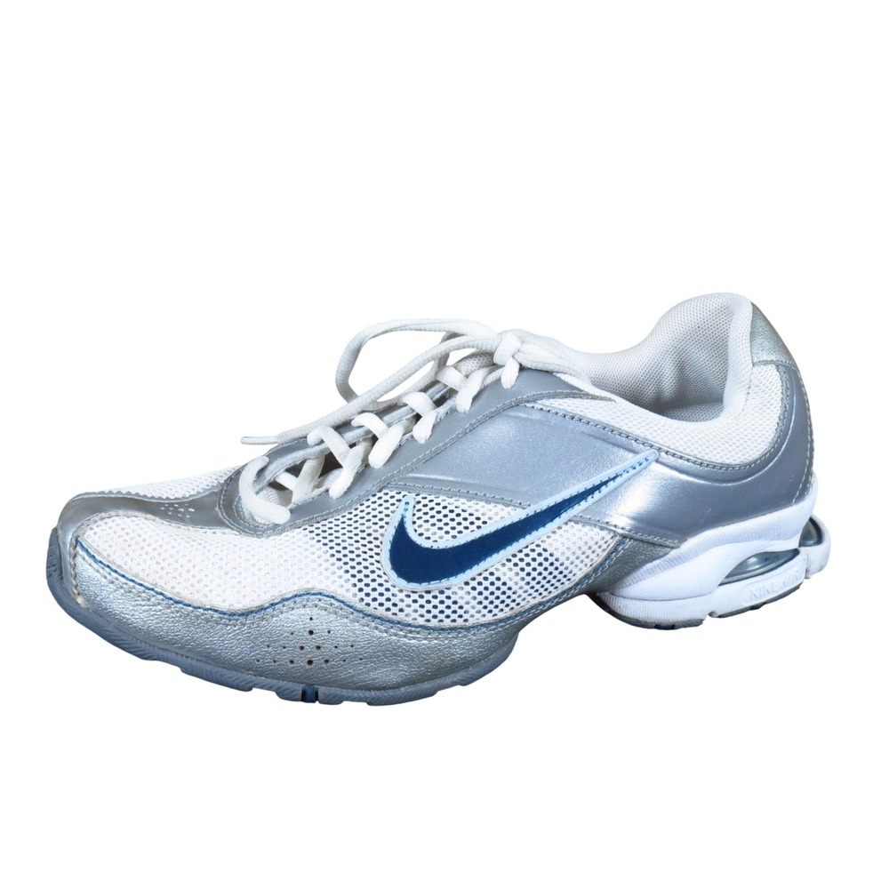 Nike Air Max Exceed Womens Training Shoe Size 7 Athletic Silver White Navy